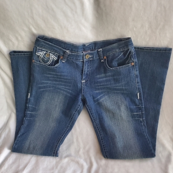 True Religion Joey Jeans women's size 30 white stitching - Picture 2 of 16
